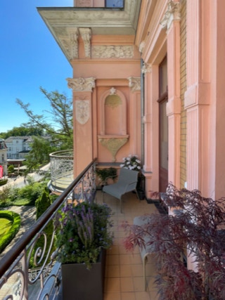 Loggia, Apartment, Villa Hintze in Heringsdorf