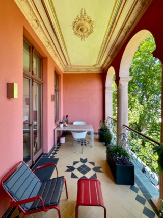 Loggia, Apartment, Villa Hintze in Heringsdorf